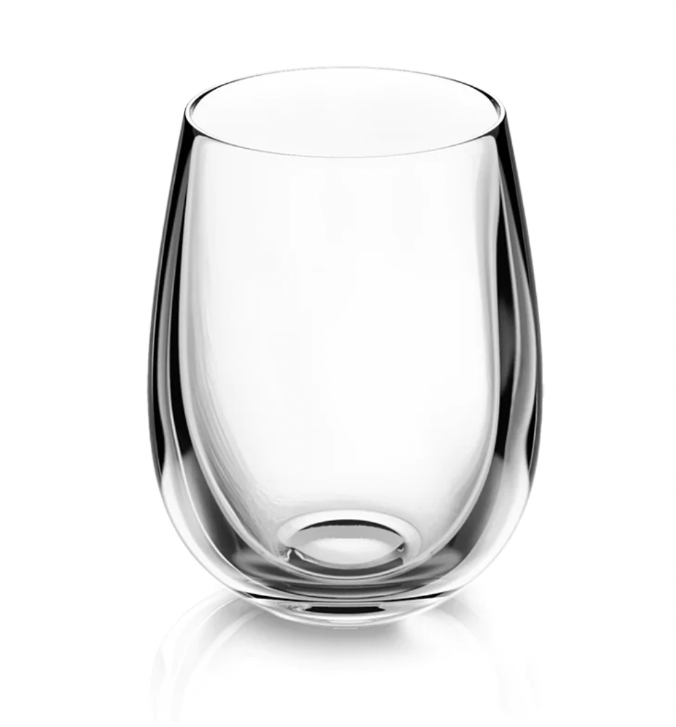Round Bottom Clear Acrylic Stemless 12 oz.