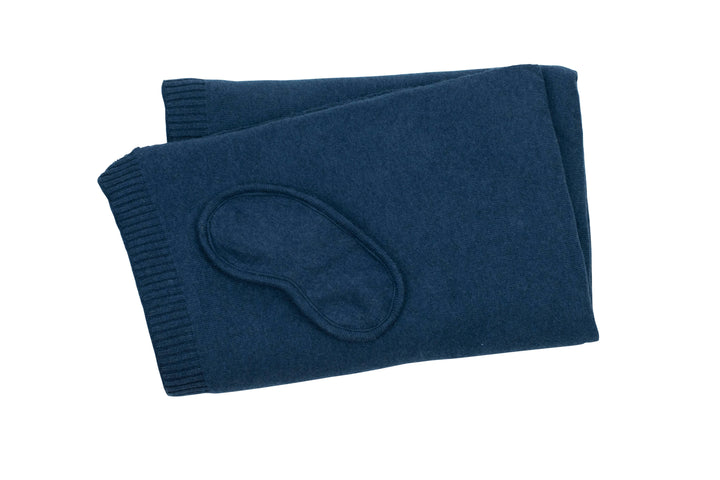 Travel Blanket -Dream - Navy/Linen Sand