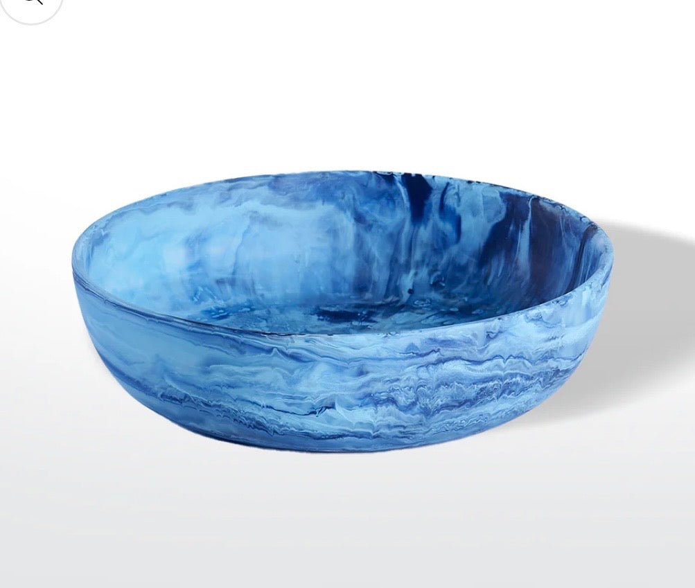 Low round resin bowl