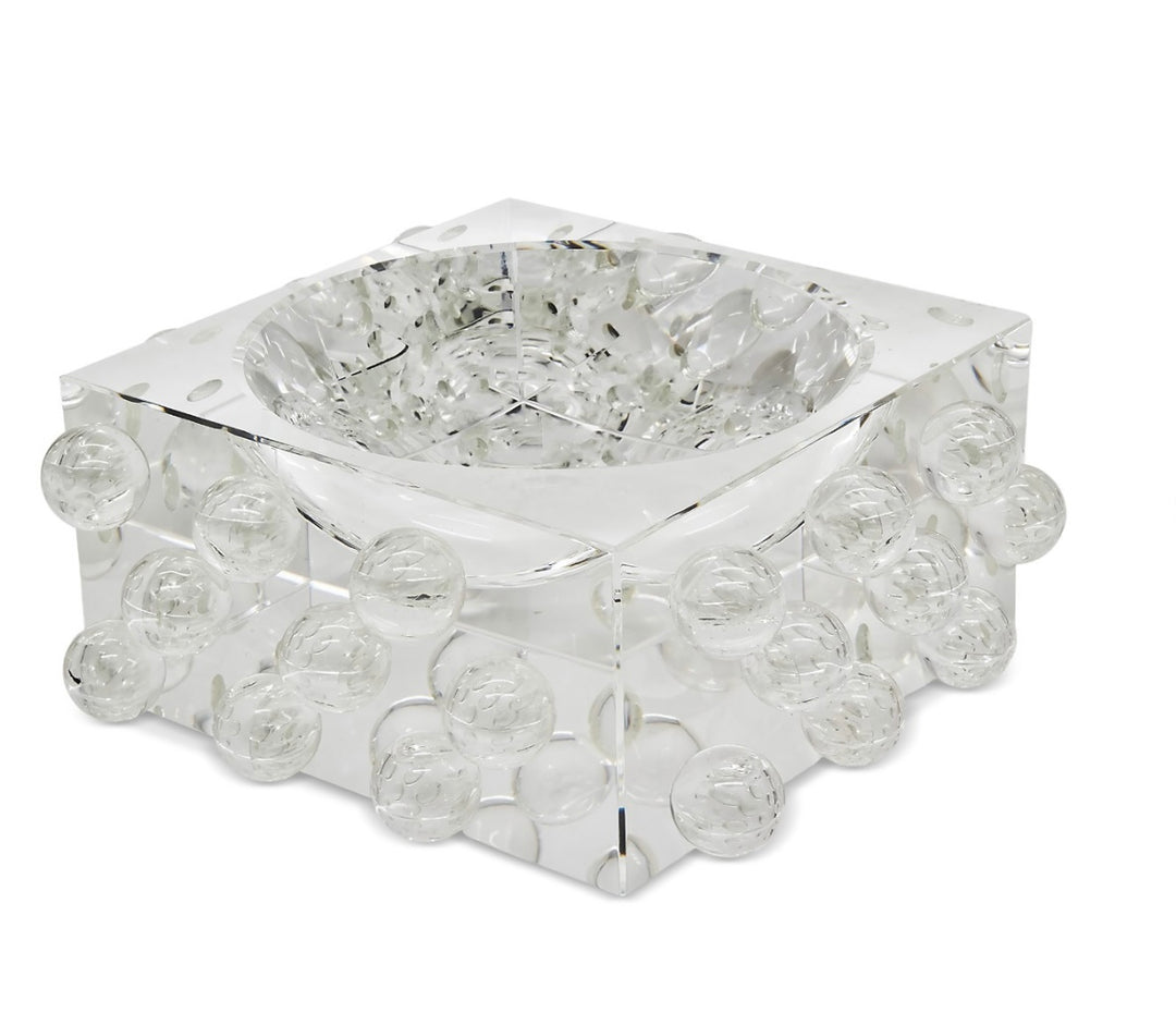 Scattered Balls Crystal Bowl