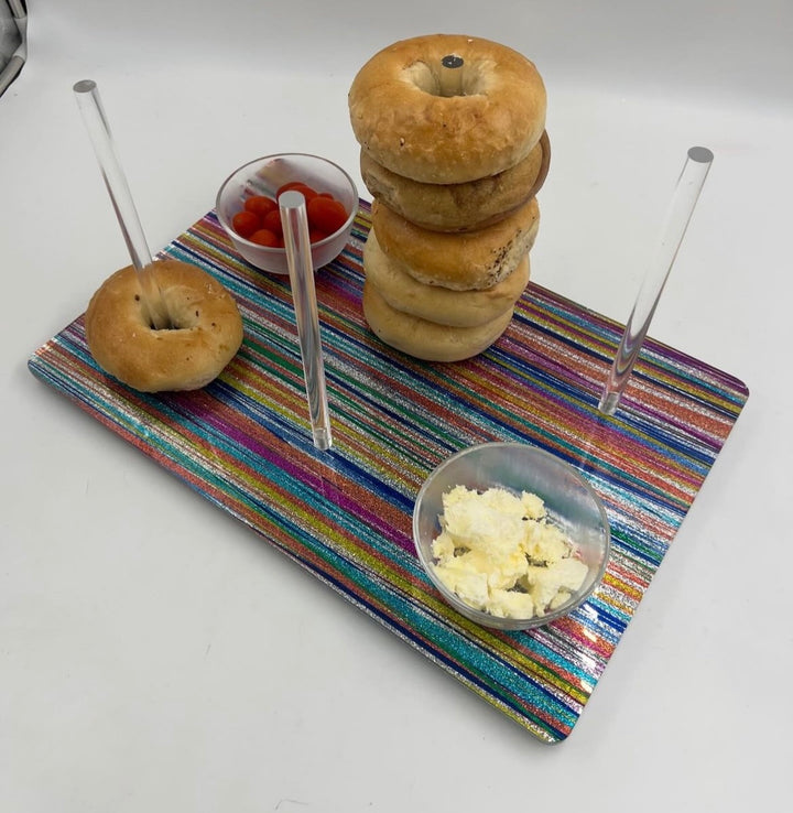 Acrylic Bagel Board-many patterns available