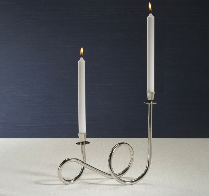 2 Tier Candlesticks - gold or silver