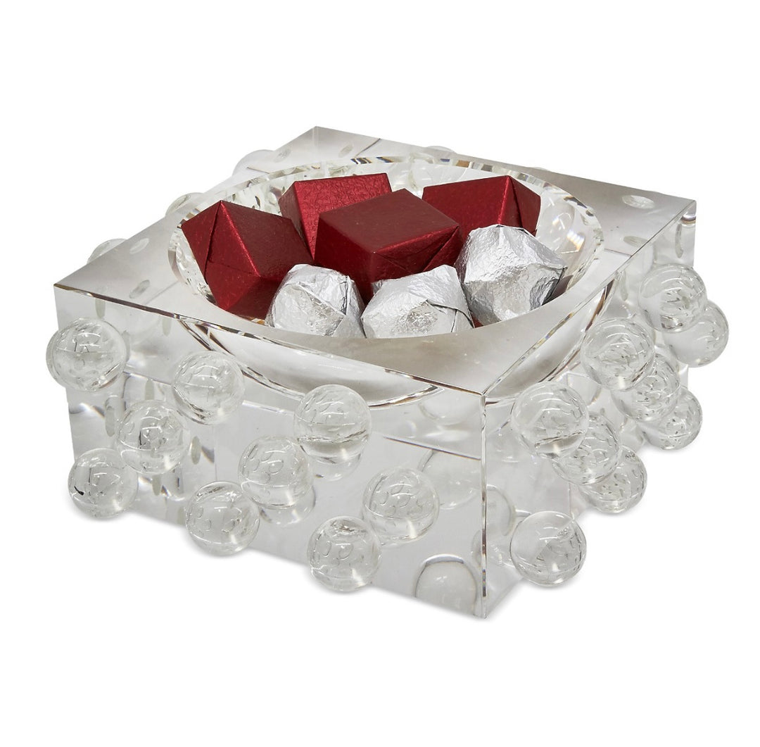Scattered Balls Crystal Bowl