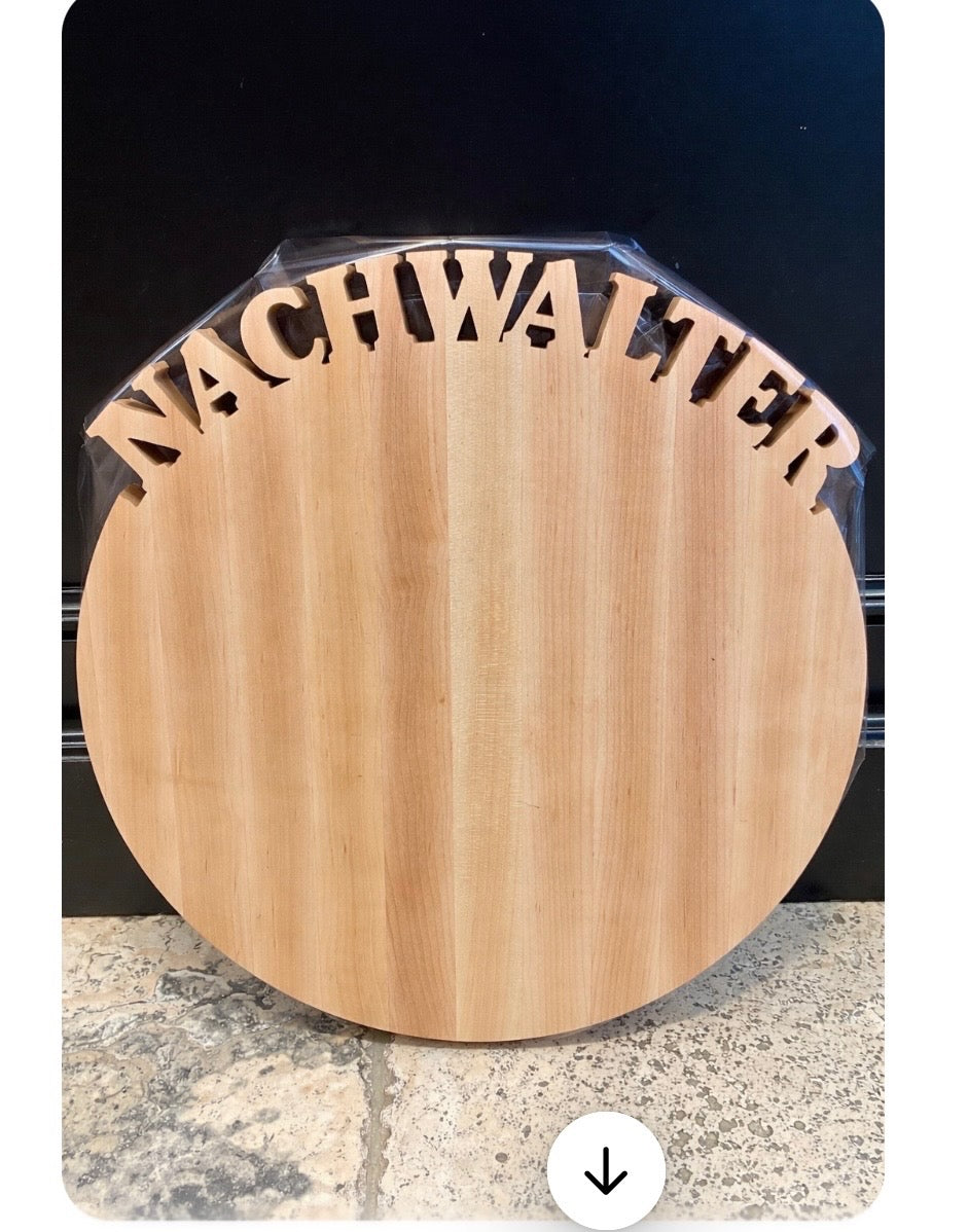 Words w boards Cheeseboard- Round