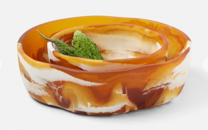 Amber Resin  Bowls- 2 sizes