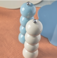 Laquered Salt and Pepper Grinders-24 cm