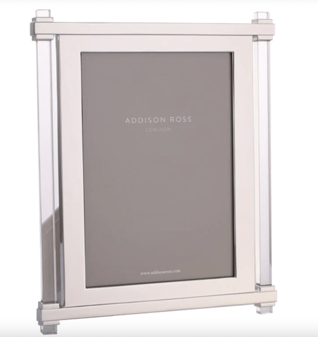 Acrylic and Silver Pillar – The Tempting Table