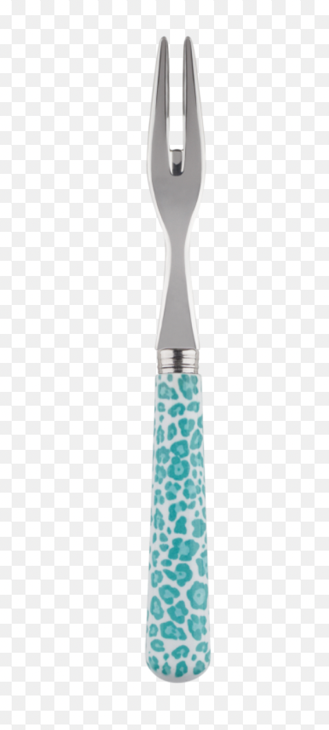 Sabre Cheetah Pattern Cocktail Forks