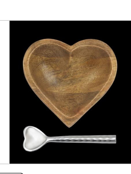 Wood Heart w Spoon