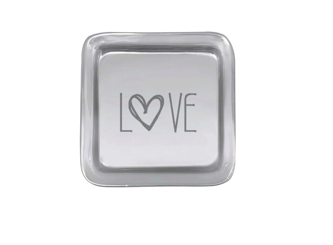 LOVE Signature Square Trinket Tray