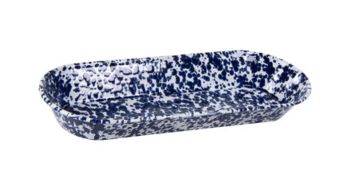 Enamelware Oval Basket