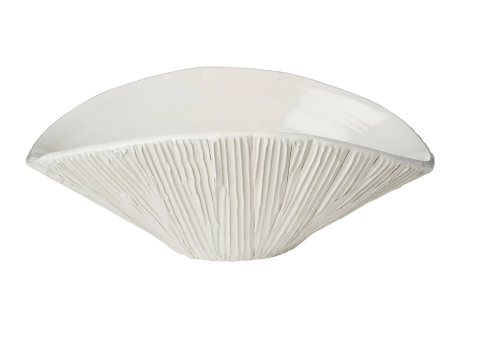 White Alpine Centerpiece Bowl