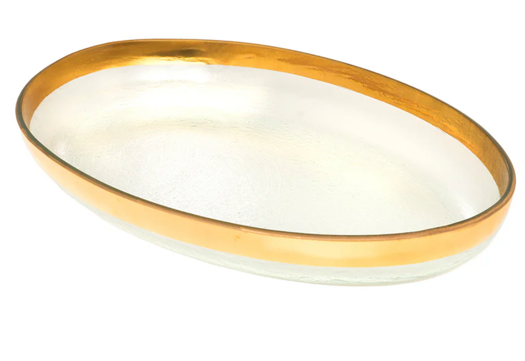Annie Glass Mod Platter