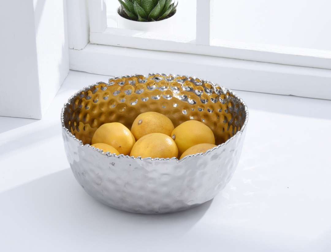 Hammered Large Bowl