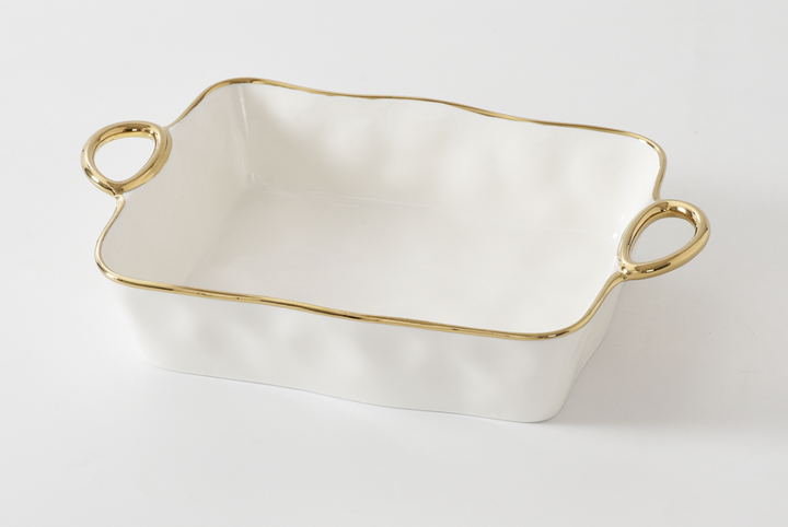 Rectangle OTT w/ Gold  or Silver Handles