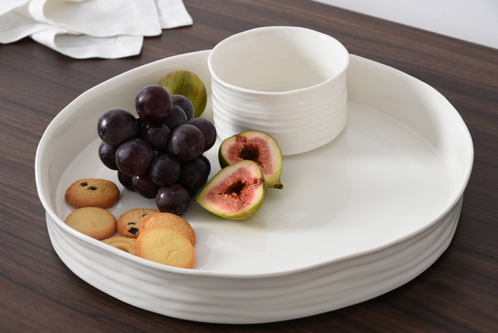 Le Blanc Round Platter
