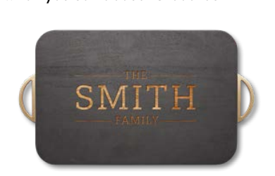 Personalized Acacia Cheese boards w Handle -Options