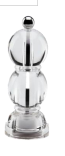 Small Acrylic Salt and Pepper Grinders-14 cm