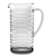 Clear Acrylic pitcher w dots