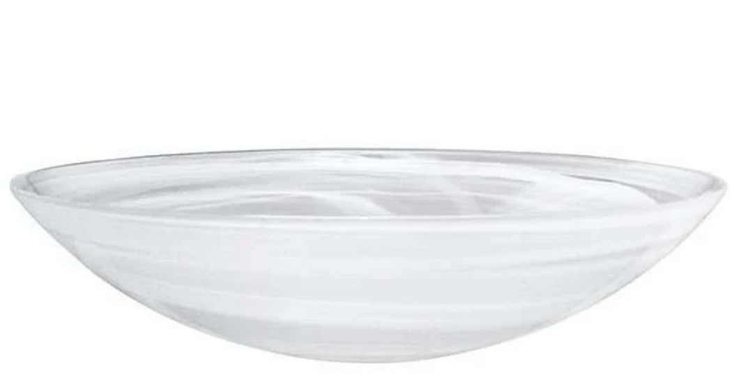 White Glass bowl