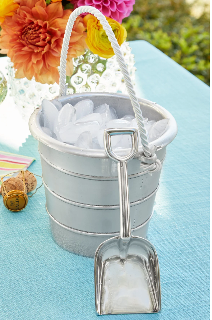 Sand Pail Bucket with Rope Handle and Shovel Scoop