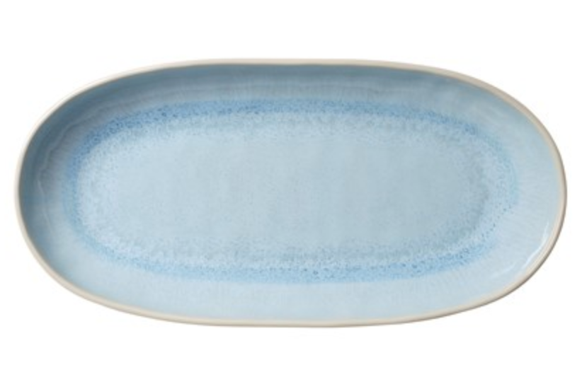 Reactive Glaze Blue Appetizer Tray