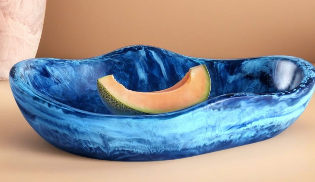 Resin Kidney shape bowl