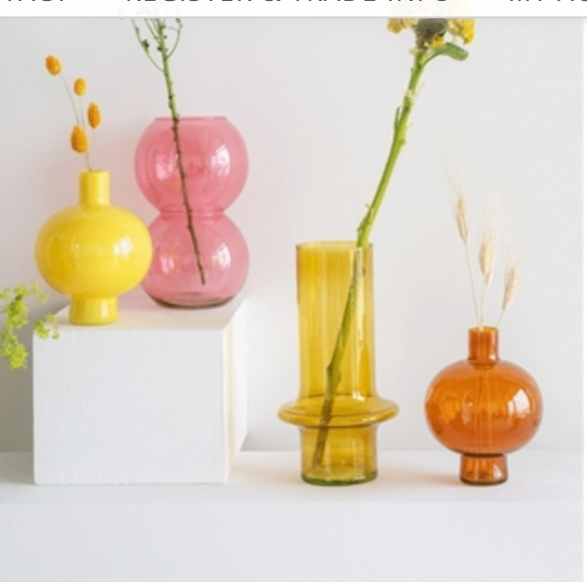 Recyled Glass Bulb Branded Apricot - Pink