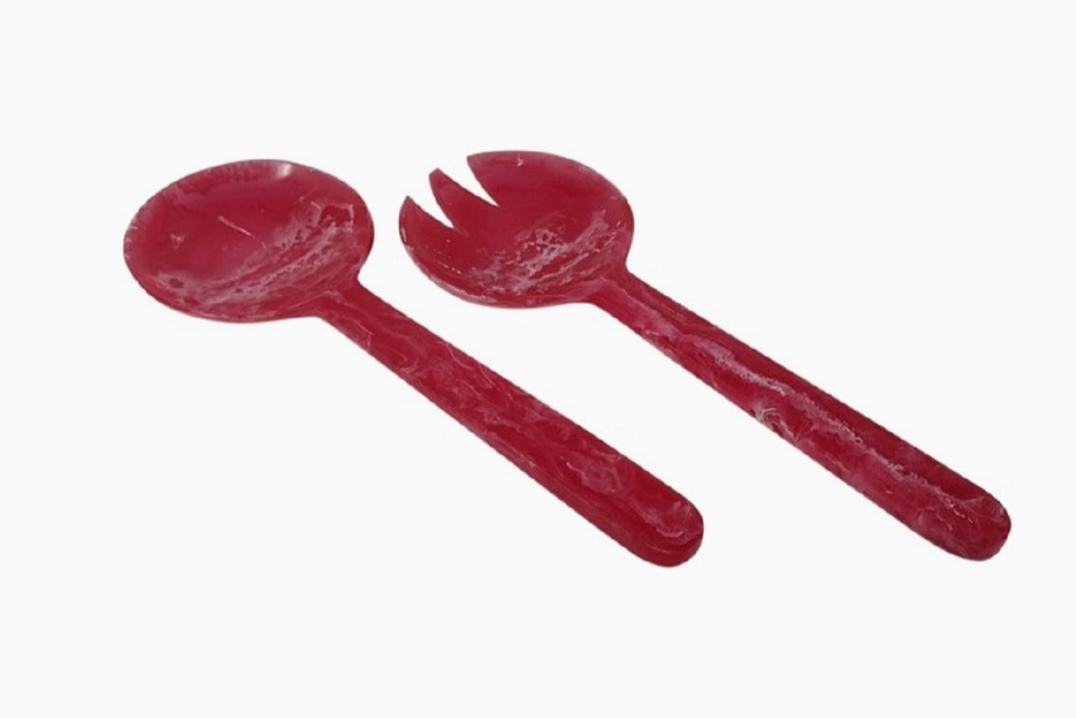 Long Resin Salad Servers 11" - Many colors available