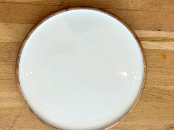 Large Mango Wood Round Tray