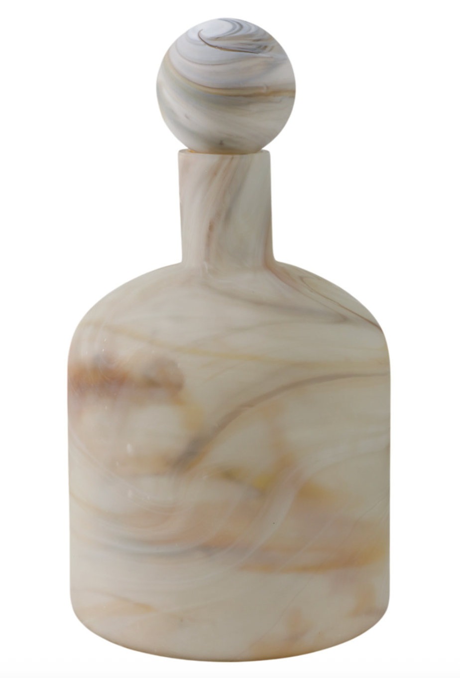 13" Sutton Grey Glass Bottle Small