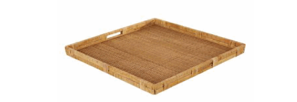 Rattan Woven Square Tray