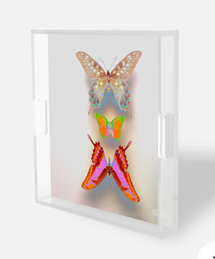 Triple Grace Square Tray