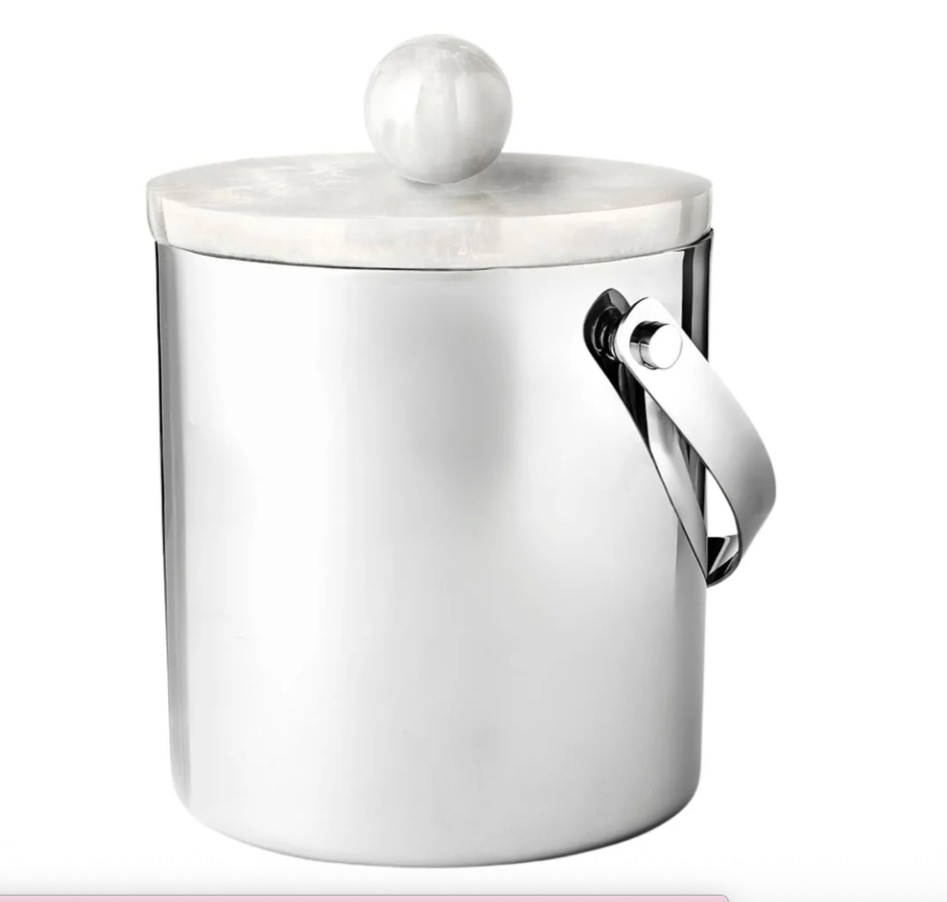 Azure White Ice Bucket