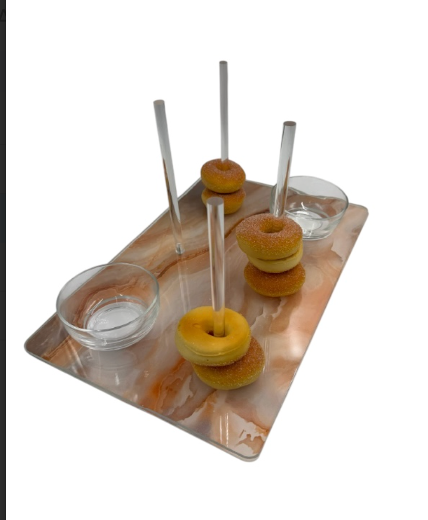 Acrylic Bagel Board-many patterns available
