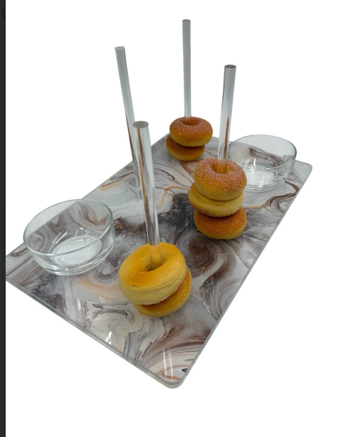 Acrylic Bagel Board-many patterns available