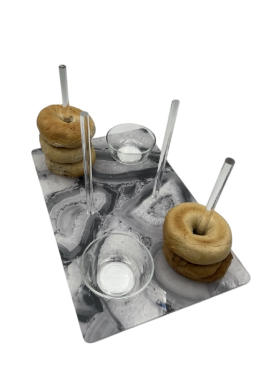 Acrylic Bagel Board-many patterns available