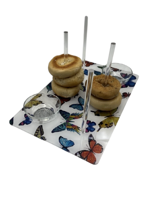 Acrylic Bagel Board-many patterns available