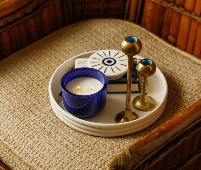 Charmed Evil Eye Candle