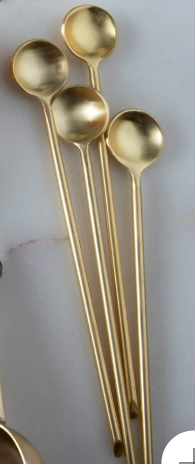 Thin Gold Spreaders, Spoons, & Forks