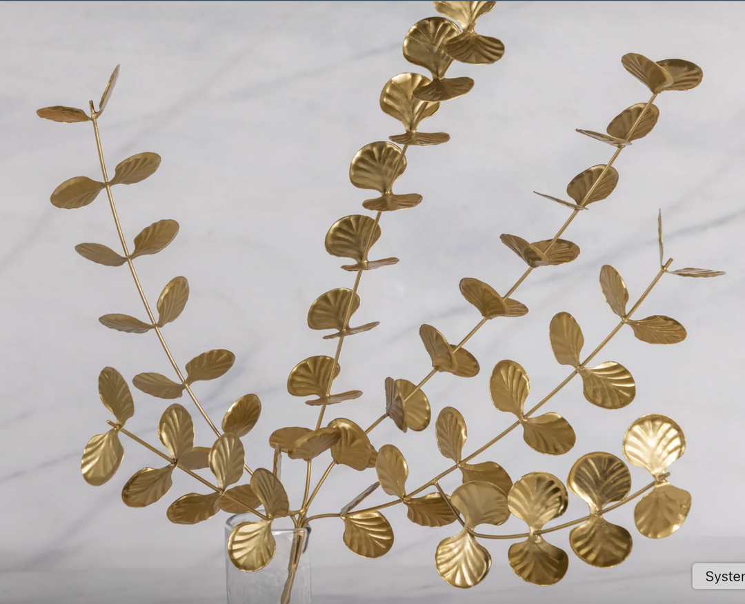 Gold Botanical Eucalyptus Stems