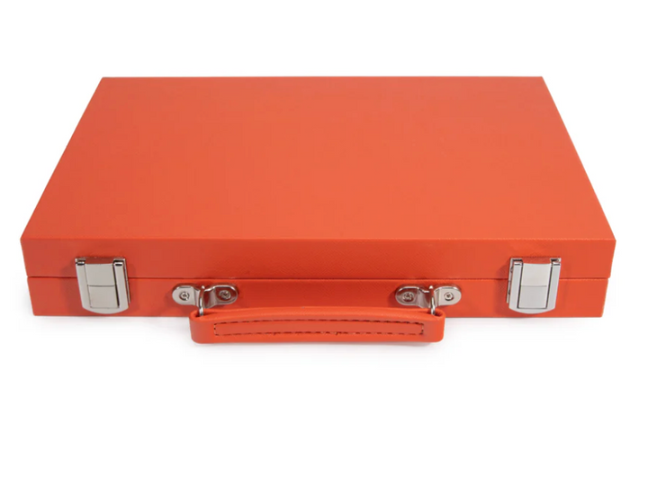 Mini Leather Backgammon Set
