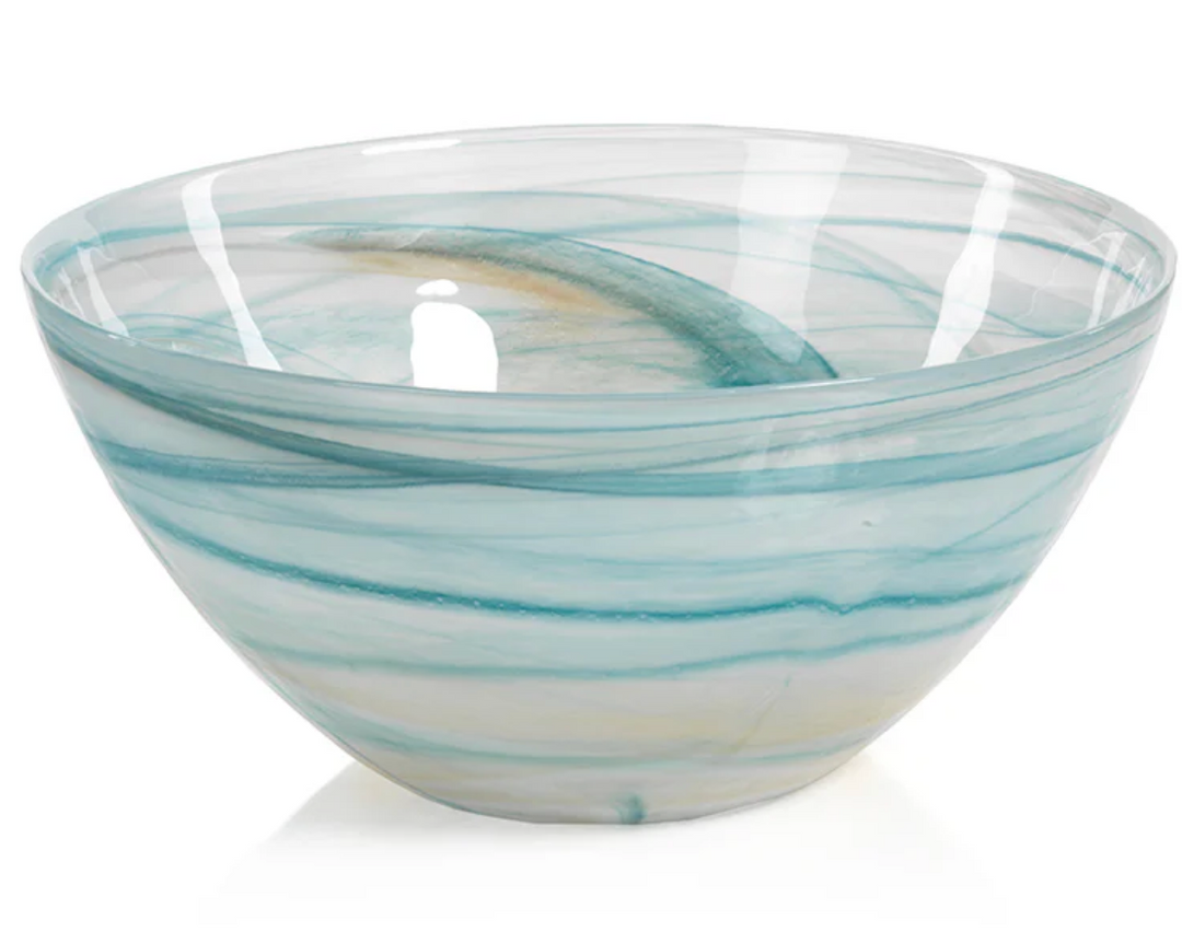 Lagoon Alabaster Glass Bowls 2 sizes