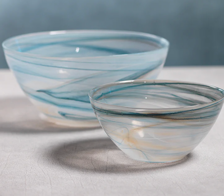 Lagoon Alabaster Glass Bowls 2 sizes