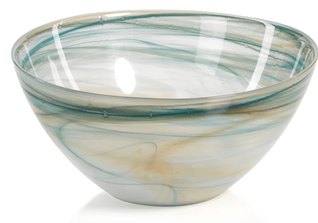 Lagoon Alabaster Glass Bowls 2 sizes