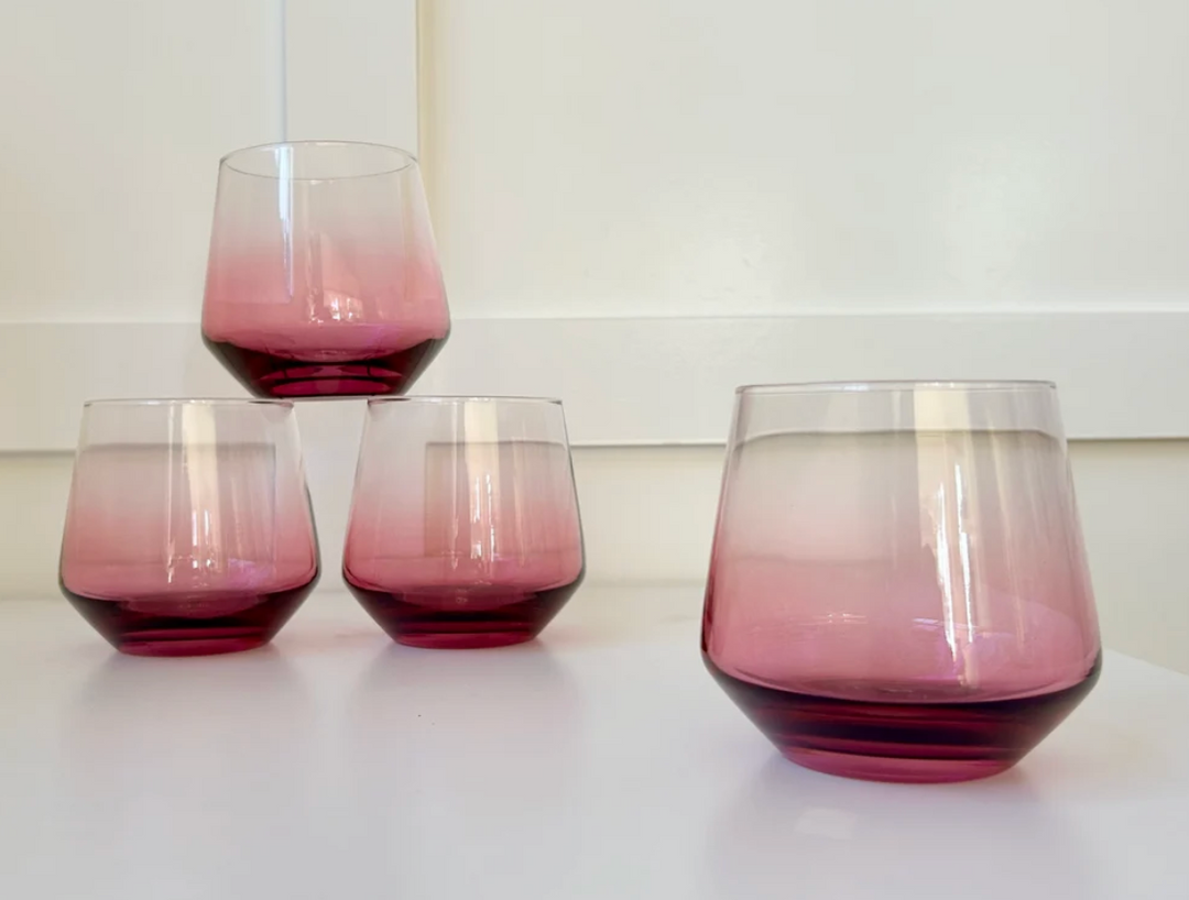 Stemless Wine Glasses