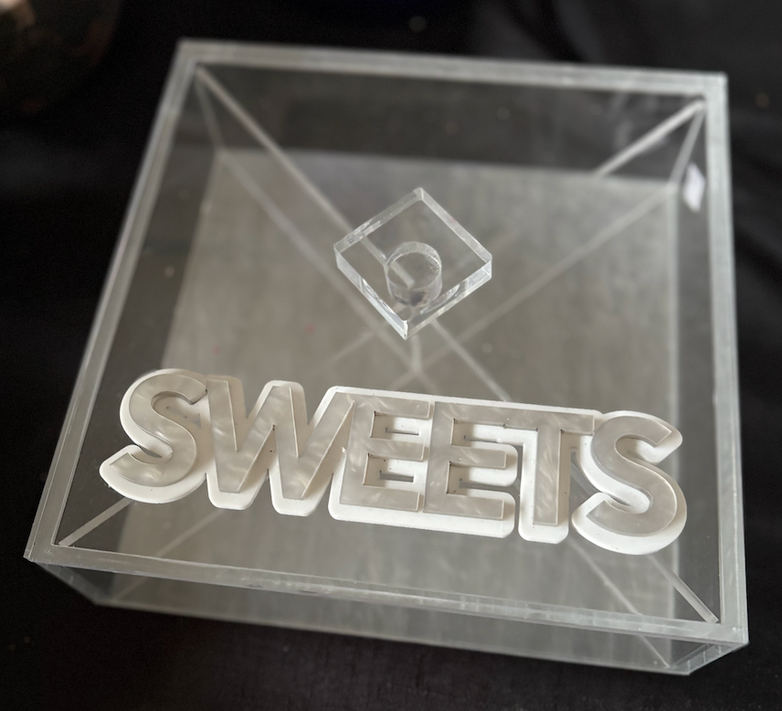 Personalized Acrylic 4 Part Candy Dish