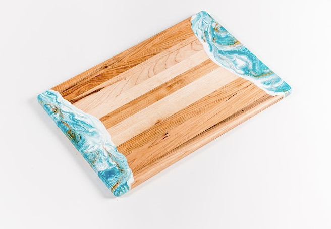 Resin Accent  Bread / Cheese Board