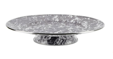 Swirl cake plate with or without dome