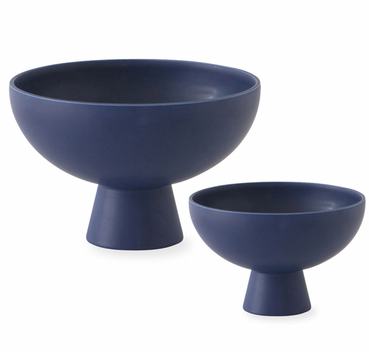Small Blue Earthenware Bowl